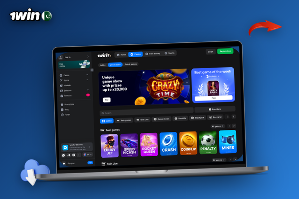 1Win affiliate registration approval process shown on a laptop dashboard screen