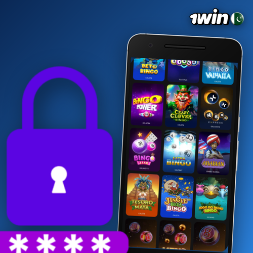 1Win APK open on casino lobby — full betting experience on Android and iOS in Pakistan