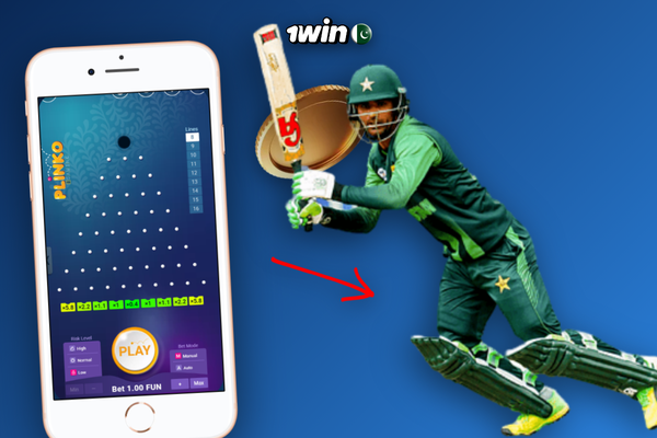1Win contact number and live chat open on a mobile app with Urdu language selector