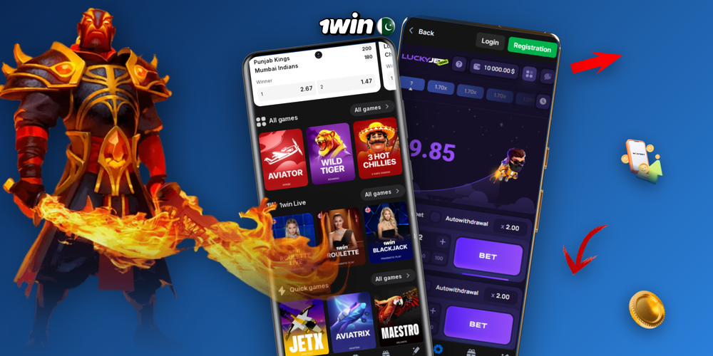 1Win deposit successful confirmation screen with live support reassurance for Pakistan players