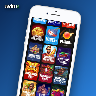 1Win app on a smartphone for live betting and push notifications on the move