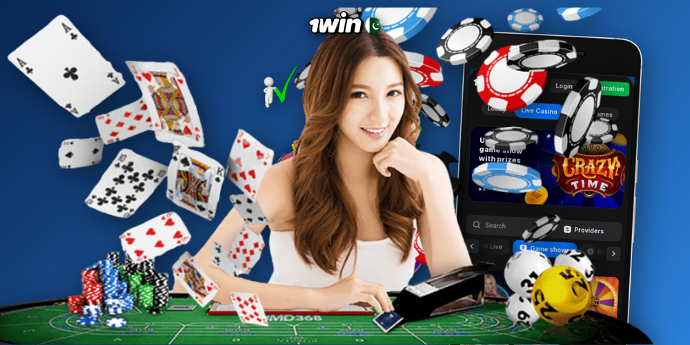 1Win online casino games catalog showing colorful slot thumbnails in rows